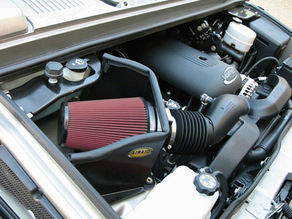 Airaid 03-09 Hummer H2 / 05-09 SUT 6.0L/6.2L CAD Intake System w/o Tube (Oiled / Red Media)