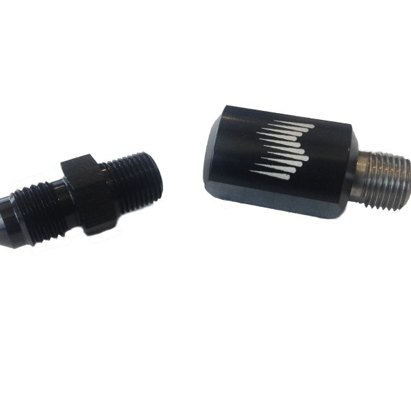 Snow Performance 1/8in. NPT Female to 4AN Male Low Profile Water Nozzle Holder 4AN Elbow