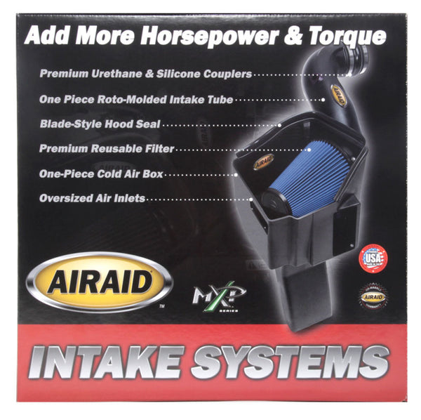 Airaid 07-14 Toyota Tundra/Sequoia 4.6L/5.7L V8 CAD Intake System w/ Tube (Dry / Blue Media)