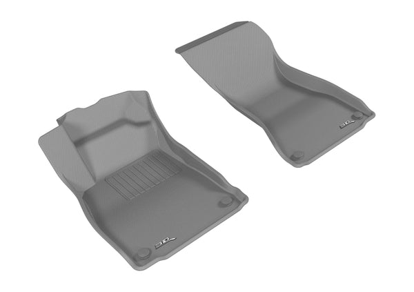 3D MAXpider 2017-2019 Audi A4/S4/A5/S5 Kagu 1st Row Floormat - Gray