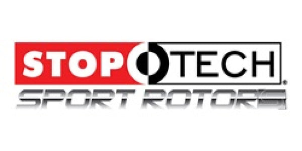 StopTech 98-04 Jetta / 98-06 Golf Front BBK ST40 Black Caliper 328x28 2pc Drilled Rotor