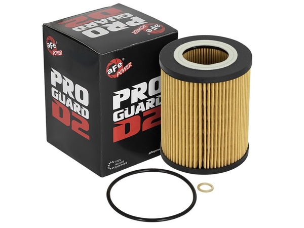 aFe Pro GUARD D2 Oil Filter 96-06 BMW Gas Cars L6 (4 Pack)