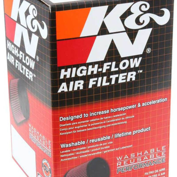 K&N Universal Clamp-On Air Filter 1in FLG / 3-1/2in T / 2-7/8in B / 3-1/2in H