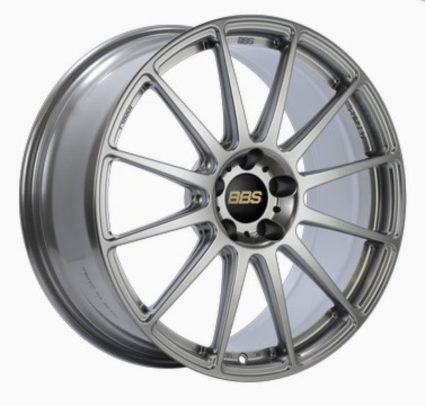 BBS FS 19x9 5x112 ET25 Diamond Silver Wheel -82mm PFS/Clip Required