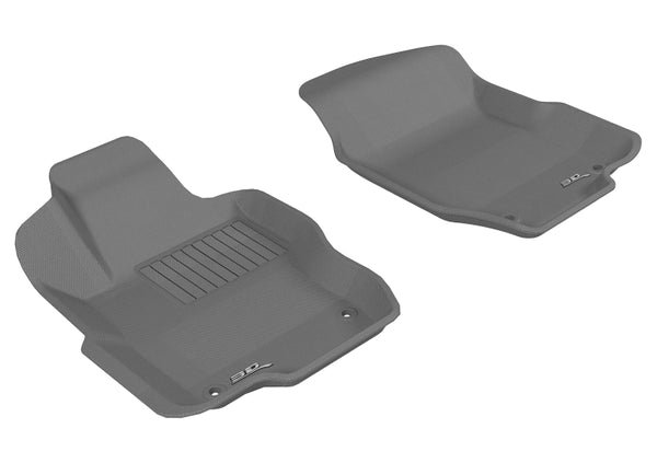 3D MAXpider 2006-2011 Mercedes-Benz ML-Class/GL-Class W164/X164 Kagu 1st Row Floormat - Gray