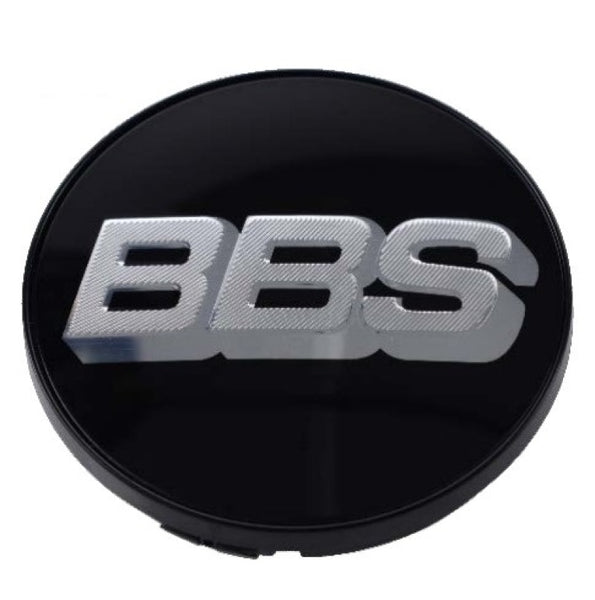 BBS Center Cap 77mm Black/Silver Porsche CH-R (5-tab)