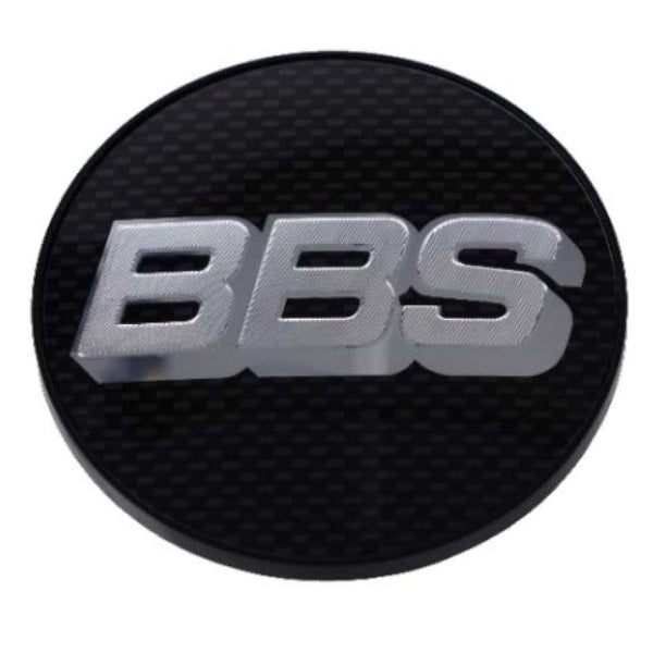 BBS Center Cap 56mm Carbon/Silver