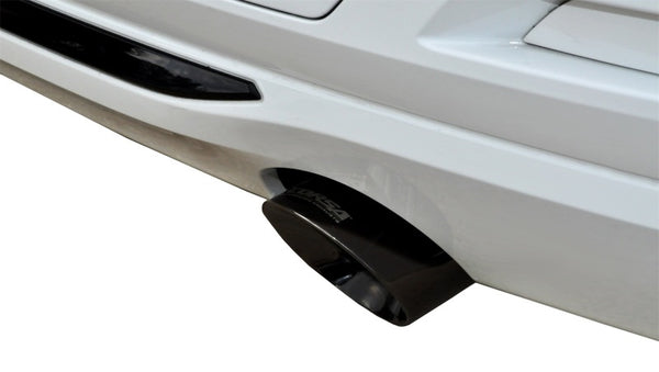 Corsa 12-14 BMW 335i Sedan AWD F30 3in Black Touring Dual Rear Single 3.5in Tip Cat-Back Exhaust