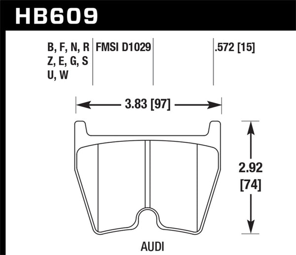 Hawk 08-15 Audi R8 / 03-14 Lamborghini Gallardo DTC-30 Front Race Pads