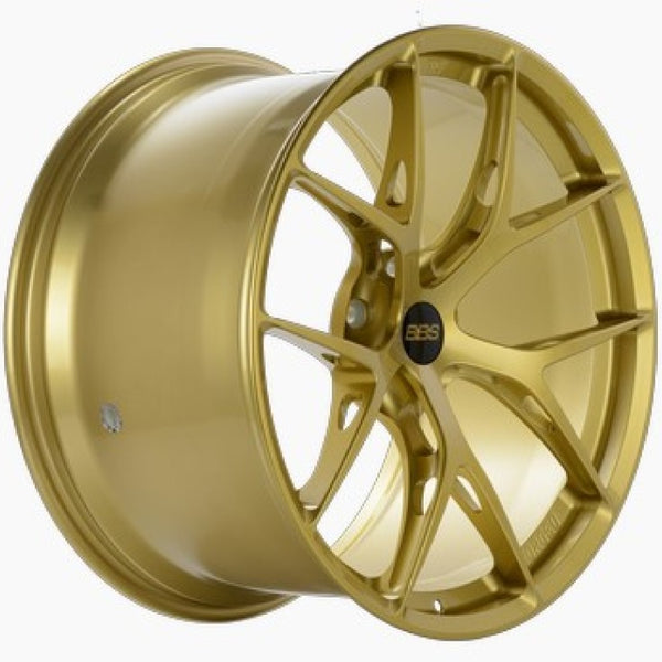 BBS FI-R 19x9.5 5x120 ET22 / 72.5 CB Gold Wheel