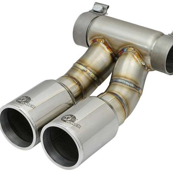 aFe Power 13-14 Porsche Cayman S / Boxster S Polish Exhaust Tip Upgrade