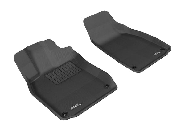 3D MAXpider 2005-2011 Audi A6/S6 Kagu 1st Row Floormat - Black