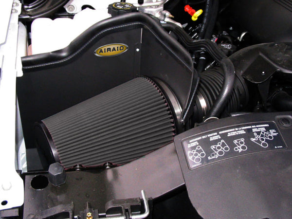 Airaid 99-06 Chevy Silverado 4.8/5.3/6.0L (w/Low Hood) CAD Intake System w/o Tube (Dry /Black Media)