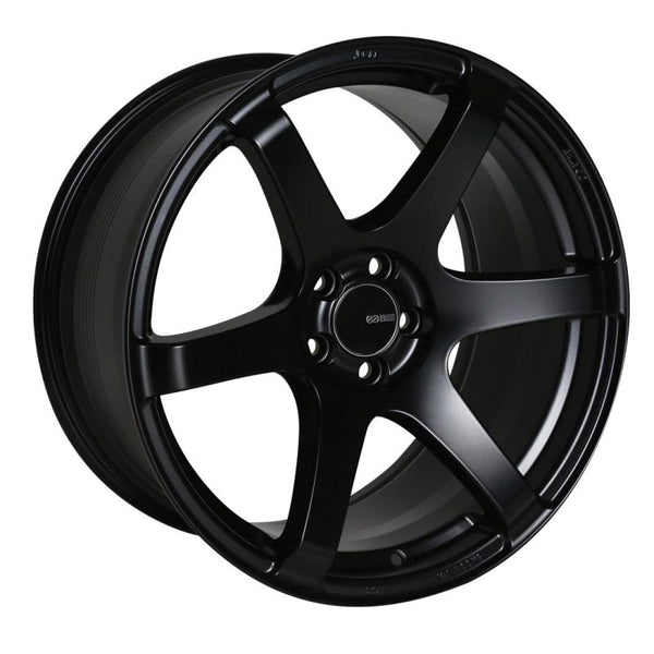 Enkei T6S 18x9.5 15mm Offset 5x114.3 Bolt Pattern 72.6 Bore Matte Black Wheel