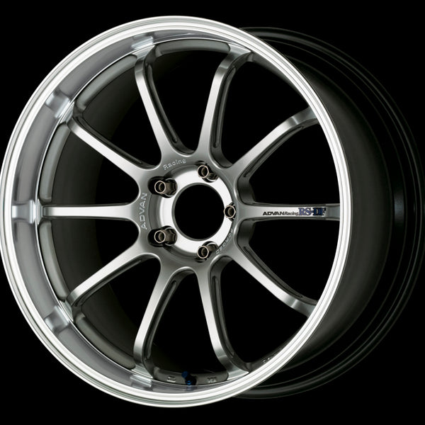 Advan RZ-DF 18x8.5 +52 5-130 Machining & Racing Hyper Silver Wheel