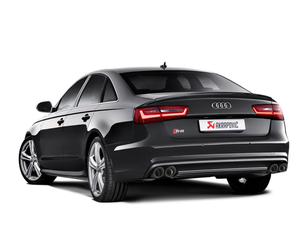 Akrapovic 13-17 Audi S6 Avant/Limousine (C7) Evolution Line Cat Back (Titanium) w/ Carbon Tips