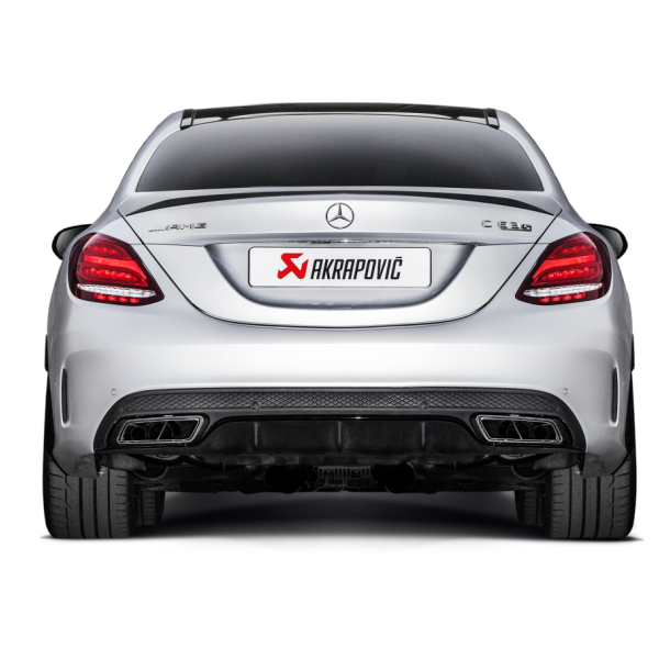 Akrapovic 15-17 AMG C63 Estate Evolution Line Cat Back (Titanium) w/ Carbon Tips (Req. Link Pipe)