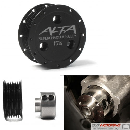 Alta Mini Cooper S V2 15% Super Charger Pulley