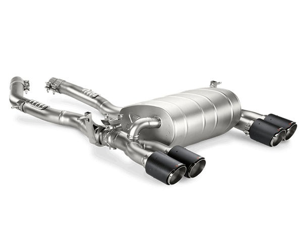 Akrapovic 14-17 BMW M3 (F80) Slip-On Line (Titanium) w/ Carbon Tips