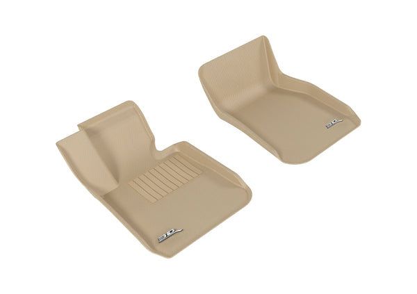 3D MAXpider 2012-2019 BMW 3 Series F30/F34 Kagu 1st Row Floormat - Tan