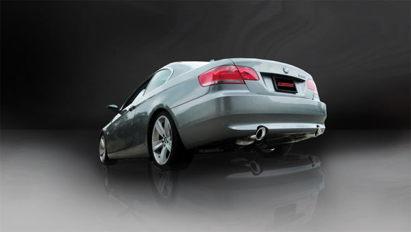 Corsa 07-12 BMW 335i Coupe E92 Polished Sport Axle-Back Exhaust