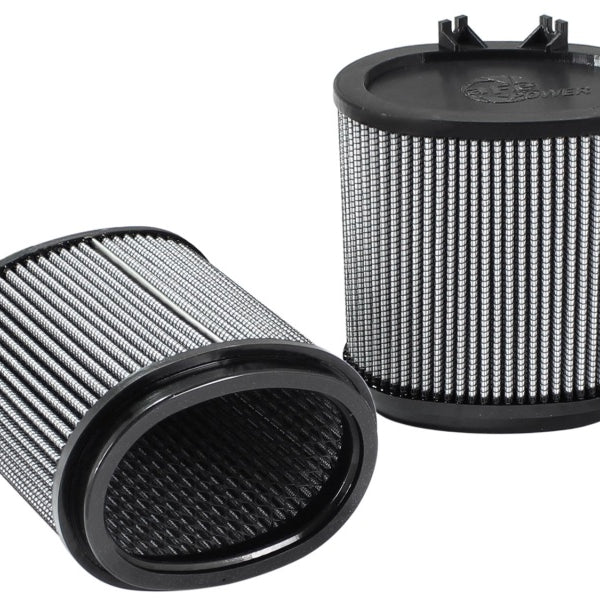 aFe MagnumFLOW OE Replacement Pro DRY S Air Filters 09-12 Porsche 911 (977.2) H6 3.6L/3.8L