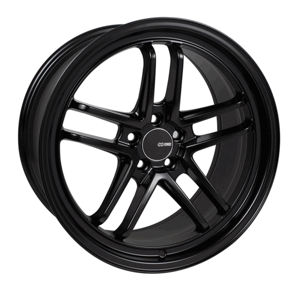 Enkei TSP5 17x9 5x114.3 45mm Offset 72.6mm Bore Black Wheel