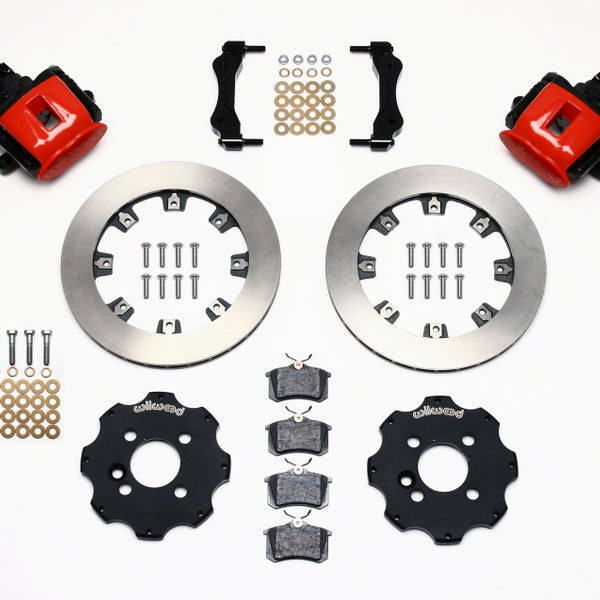 Wilwood Combination Parking Brake Rear Kit 11.75in Red Mini Cooper (Requires 17in Wheels)