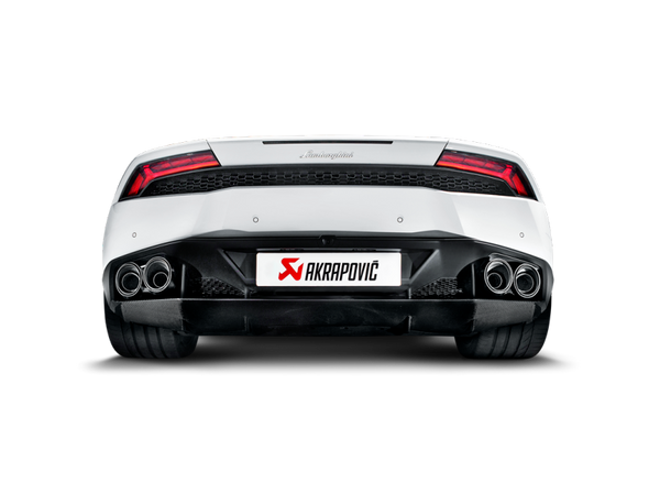 Akrapovic 16-16 Lamborghini Huracan LP 580-2 Coupe/Spyder Slip-On Line (Titanium) w/ Carbon Tips