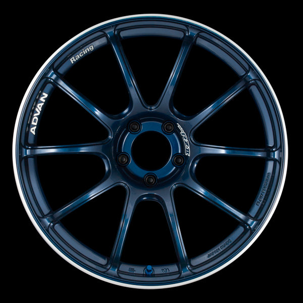 Advan RZII 19x9.0 +25 5-114.3 Racing Indigo Blue Wheel