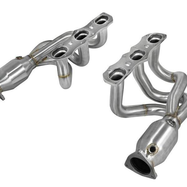 aFe Power Elite Twisted Steel Headers w/Cats 304 Stainless Steel 12-14 Porsche 911 (991) C2S 3.8L