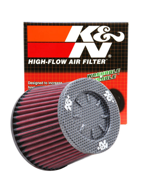 K&N Universal Clamp-On Air Filter 100mm FLG / 139mm B / 114mm T / 112mm H