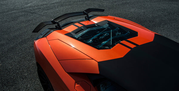 Vorsteiner Lamborghini Aventador Zaragoza Edizione Aero Wing Carbon Fiber PP 2x2 Glossy