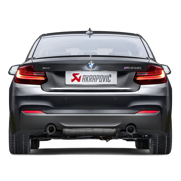 Akrapovic 16-17 BMW M240i (F22 F23) Evolution Line Cat Back (SS) w/ Carbon Tips (Req. Link Pipe)