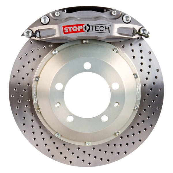 StopTech BBK 08-13 BMW M3/11-12 1M Coupe Rr Trophy Anodized ST-40 Caliper 355x32 Slotted Rotor