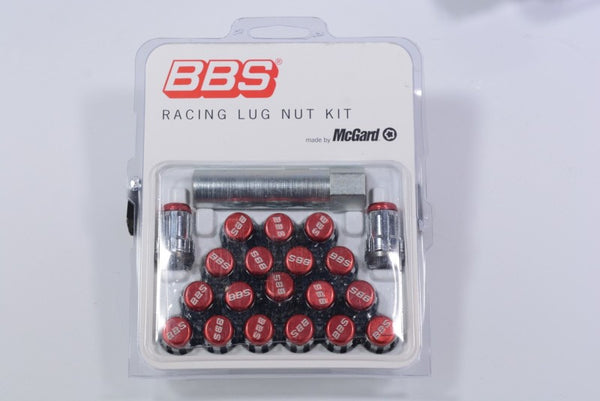 BBS McGard Lug Nut Set 12x1.5 Red