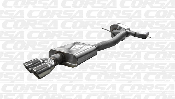 Corsa 11-14 Volkswagen GLI Mk6 Polished Touring 3.0in Cat-Back Single Rear Exit Pro-Series Tips