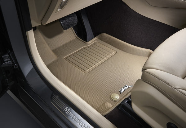 3D MAXpider 2015-2018 Audi Q3 Kagu 1st Row Floormat - Tan