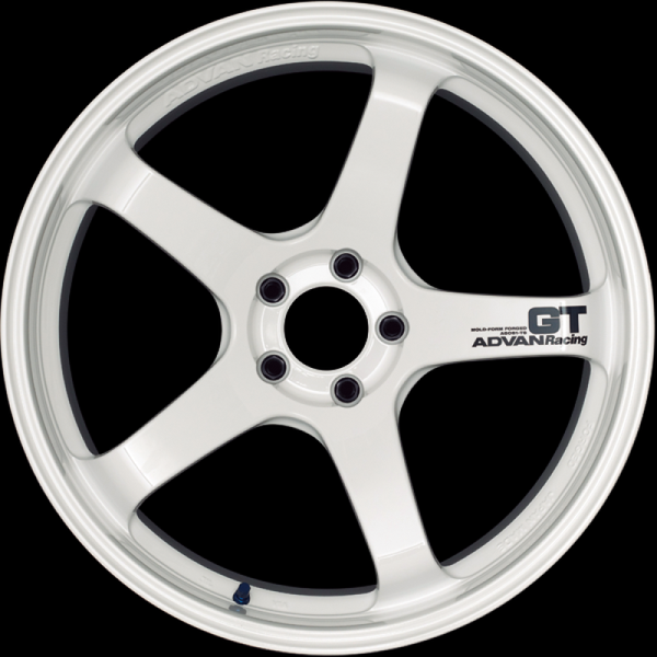 Advan GT 19x9.5 +35 5-120 Racing White Wheel