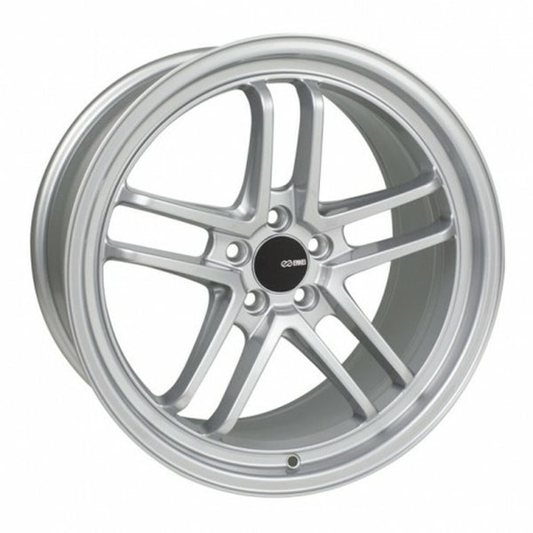 Enkei TSP5 17x8 5x112 45mm Offset 72.6mm Bore Silver Wheel