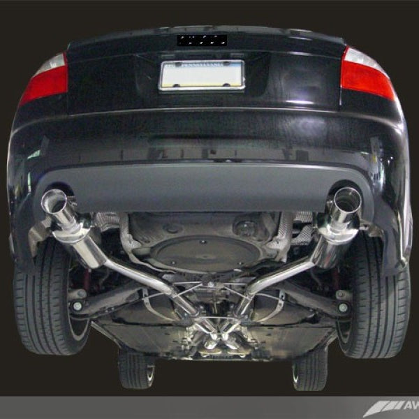 AWE Tuning Audi B6 A4 3.0L Touring Edition Exhaust - w/Diamond Black Tips