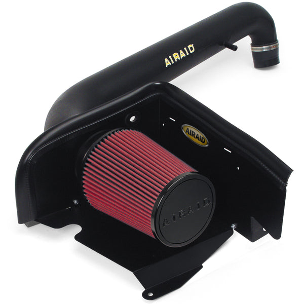 Airaid 97-06 Jeep Wrangler TJ 4.0L CAD Intake System w/ Tube (Oiled / Red Media)