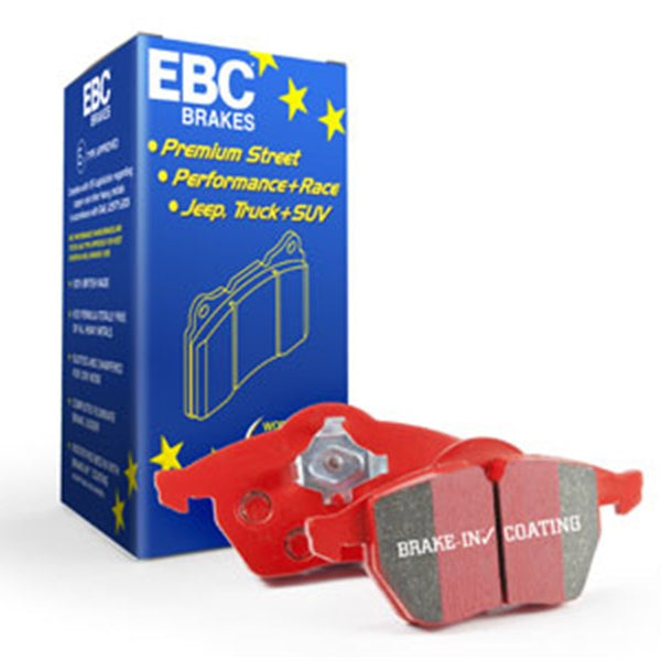 EBC 2014+ Audi A3 1.8 Turbo (w/Electronic Parking Brake) Redstuff Rear Brake Pads