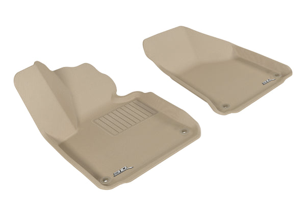 3D MAXpider 2006-2013 Audi A3 Kagu 1st Row Floormat - Tan