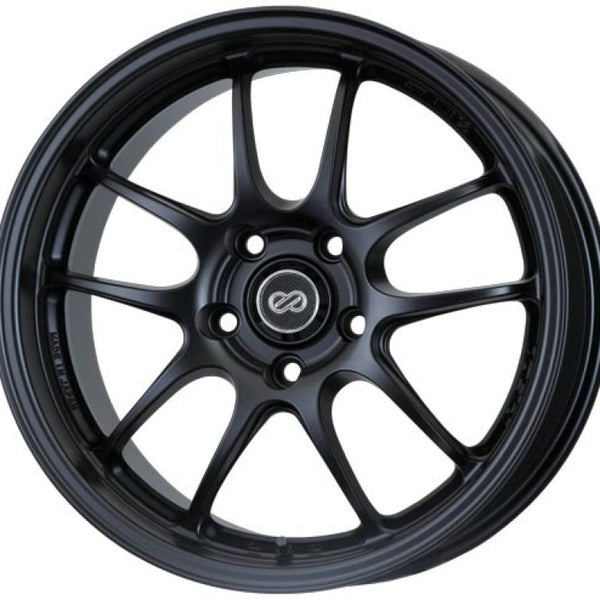 Enkei PF01 18x8.5 5x100 48mm offset 75mm Bore Dia Black Wheel