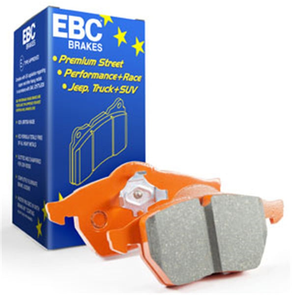 EBC 09-12 Porsche Boxster (Cast Iron Rotors only) 2.9 Orangestuff Rear Brake Pads