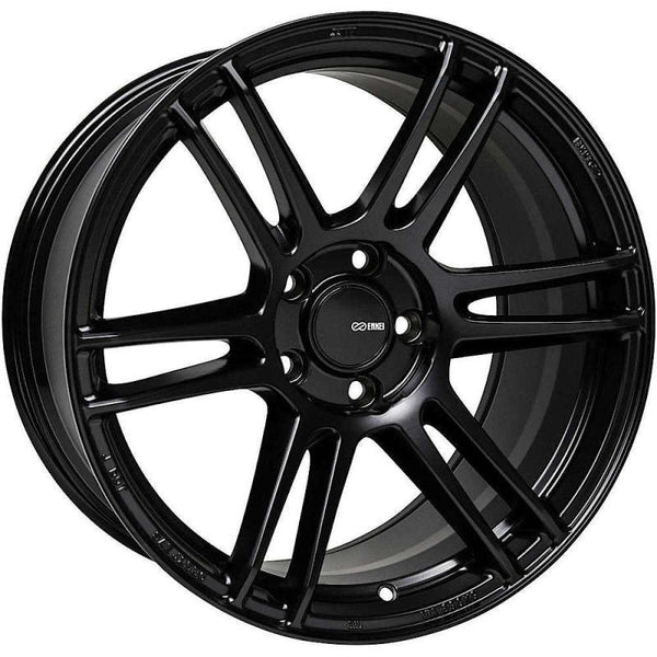 Enkei TSR-6 18x8 5x100 45mm Offset 72.6mm Bore Matte Black Wheel