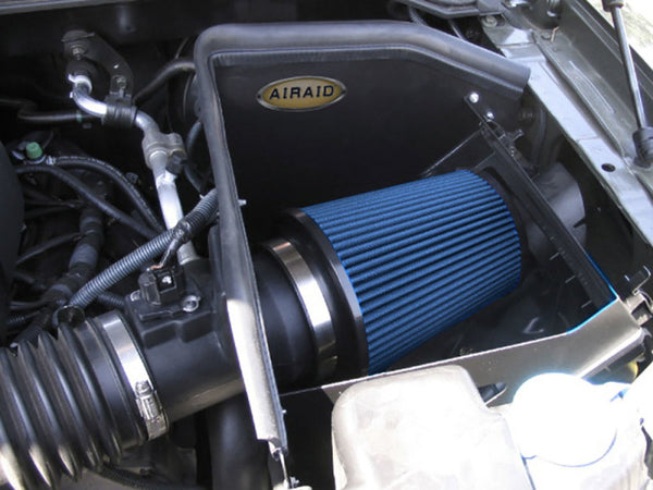 Airaid 04-13 Nissan Titan/Armada 5.6L CAD Intake System w/o Tube (Dry / Blue Media)