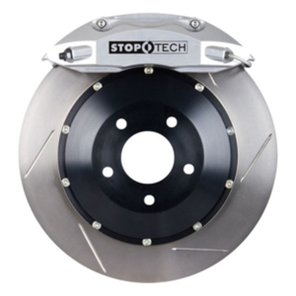 StopTech 06-10 Golf/Jetta Front BBK ST-40 Caliper Silver 2pc Zinc Slotted 355x32mm Slotted Rotor