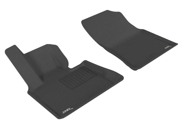 3D MAXpider 2000-2006 BMW X5 E53 Kagu 1st Row Floormat - Black